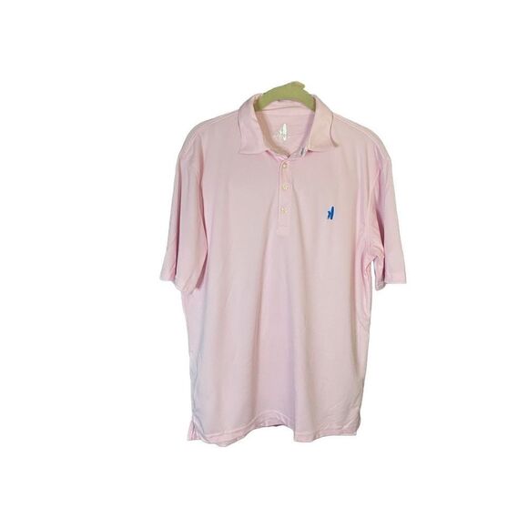 Johnnie -O men’s performance polo, short sleeve, pink size medium - Picture 1 of 4